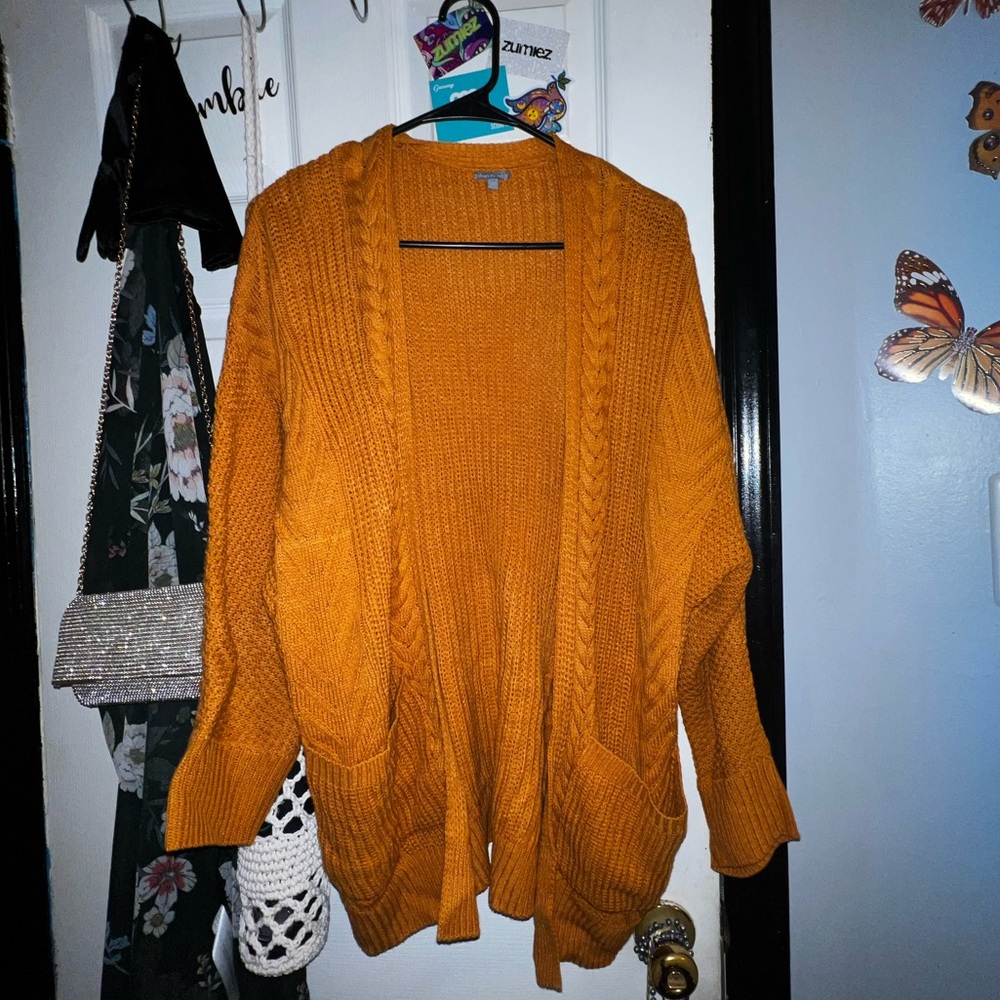 Cute Charlotte Russe cardigan, worn once, and in brand new condition !